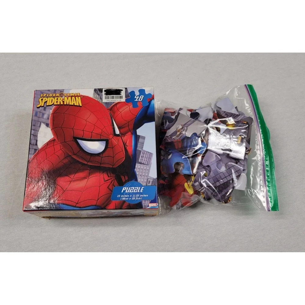 Cardinal Marvel Spider-Man in the Spider Sense 48-Piece Jigsaw Puzzle - Complete